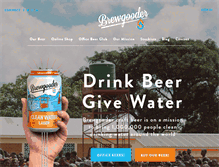 Tablet Screenshot of brewgooder.com